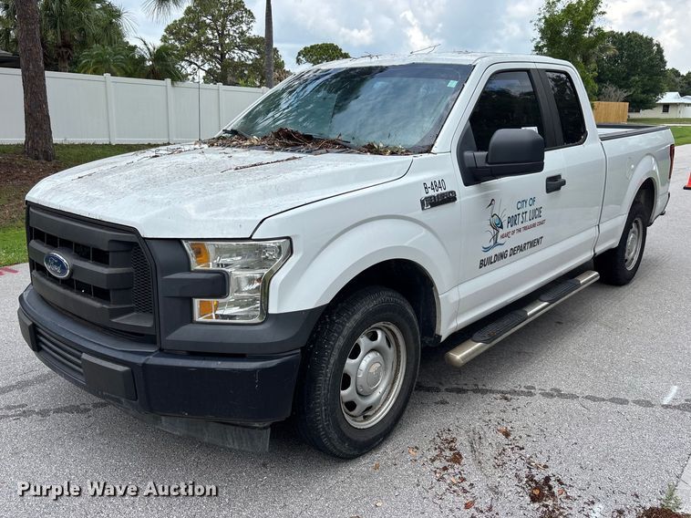 image for item DU6267 2017 Ford F-150 Ext. Cab pickup truck