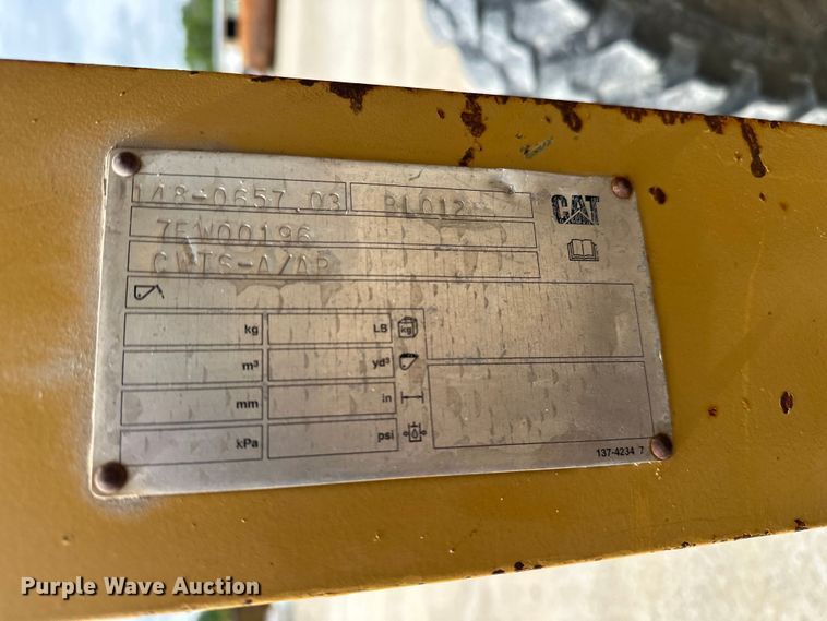 image for item DV0909 2011 Caterpillar 12M VHP Plus motor grader