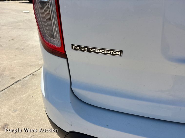 image for item DV4328 2013 Ford Explorer Police Interceptor SUV