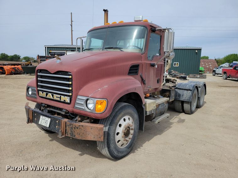 image for item DZ7097 2004 Mack CV713 semi truck