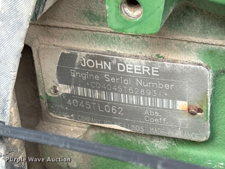 image for item EA2342 2001 John Deere 6405 MFWD tractor