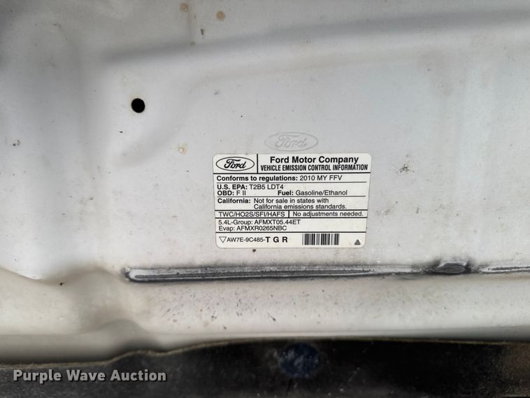 image for item EA2343 2010 Ford F150 Crew Cab pickup truck