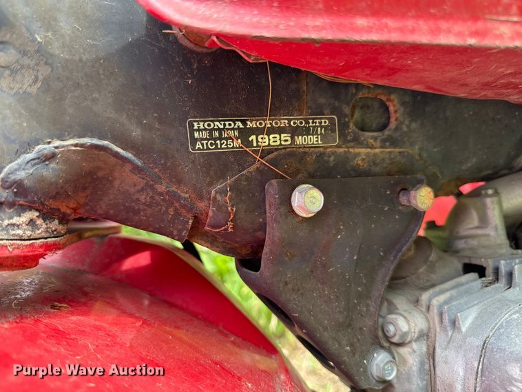 image for item EA2350 1985 Honda ATC125M ATV