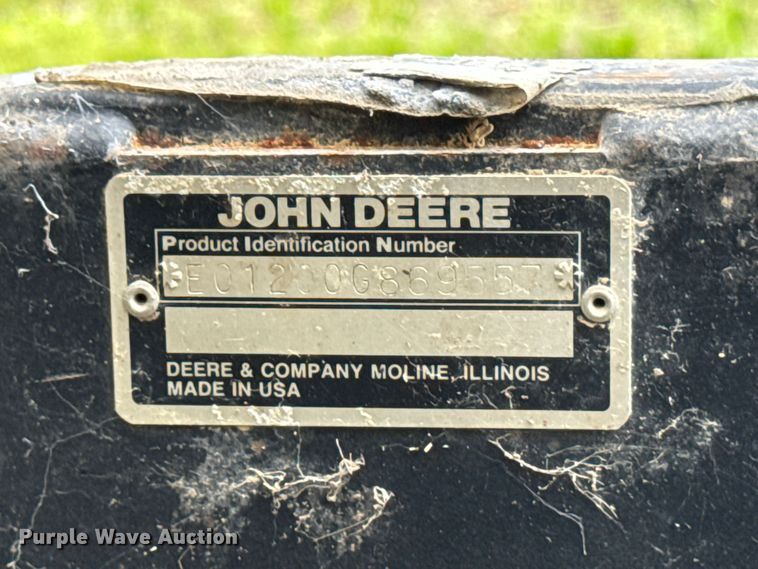image for item EA2354 John Deere 1200 bunker rake