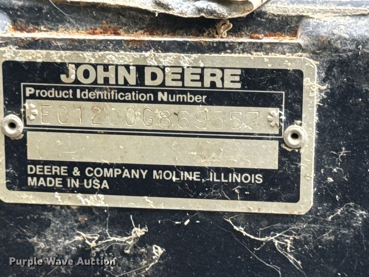 image for item EA2354 John Deere 1200 bunker rake