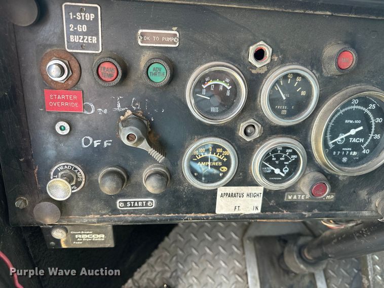 image for item EA4866 1984 American LaFrance fire truck
