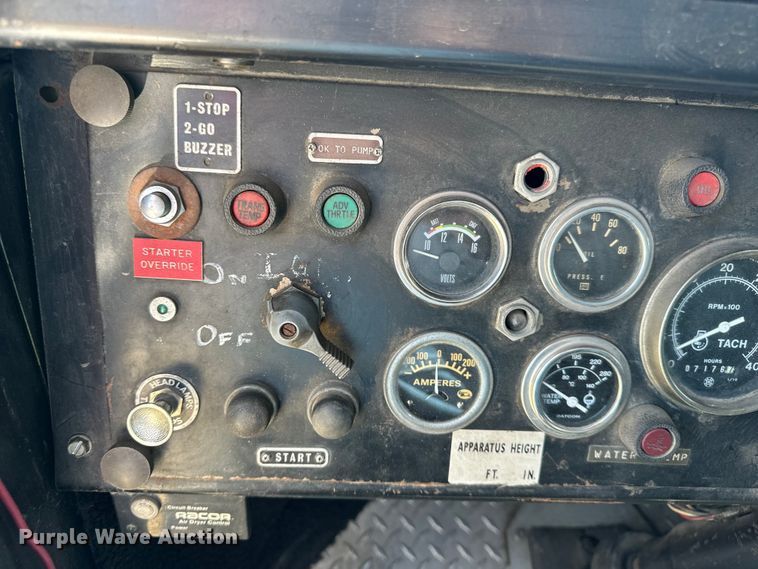 image for item EA4866 1984 American LaFrance fire truck