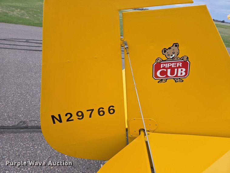 image for item EB1427 1945 Piper Cub J3C-65 airplane