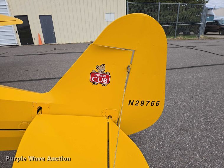 image for item EB1427 1945 Piper Cub J3C-65 airplane