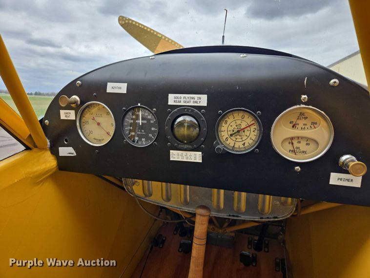 image for item EB1427 1945 Piper Cub J3C-65 airplane