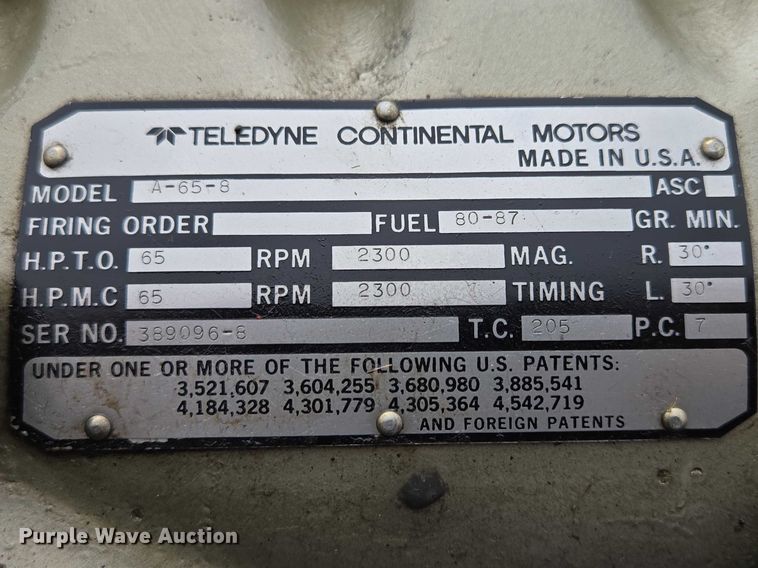 image for item EB1427 1945 Piper Cub J3C-65 airplane