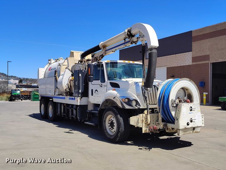 image for item ED0025 2010 International 7500 WorkStar sewer jetter truck