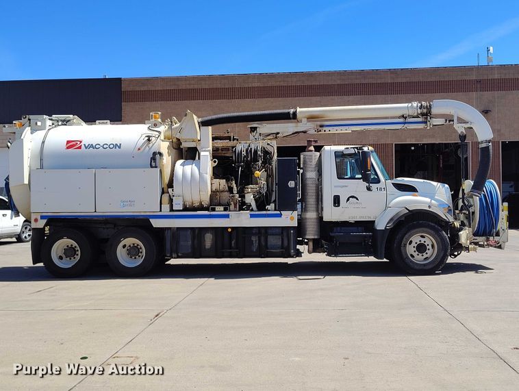 image for item ED0025 2010 International 7500 WorkStar sewer jetter truck