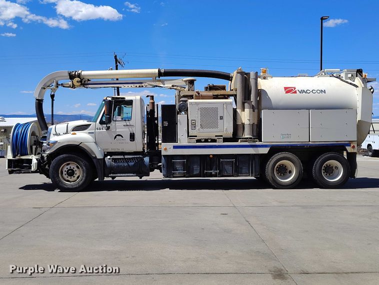 image for item ED0025 2010 International 7500 WorkStar sewer jetter truck