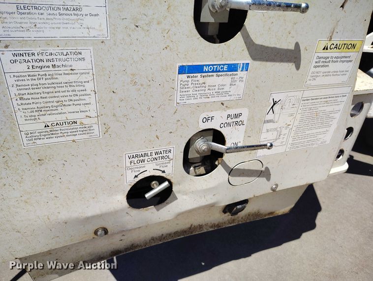 image for item ED0025 2010 International 7500 WorkStar sewer jetter truck