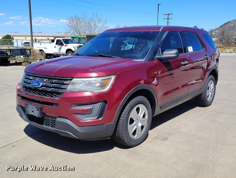 image for item ED0028 2016 Ford Explorer Police Interceptor SUV