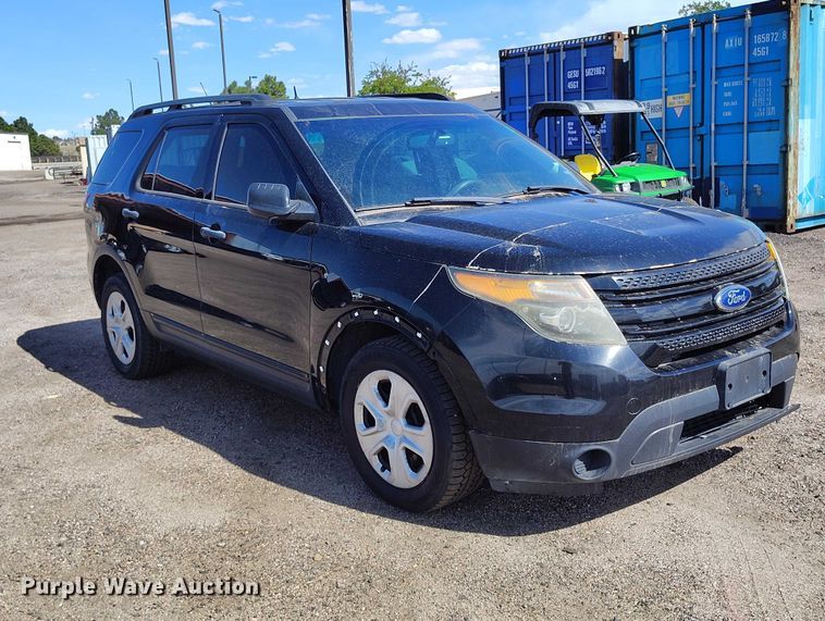 image for item ED0031 2013 Ford Explorer Police Interceptor SUV