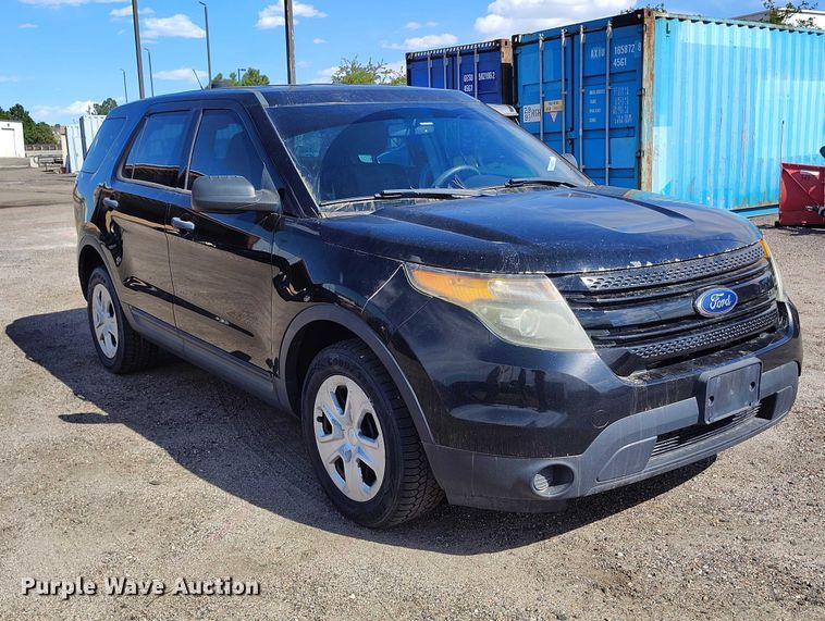 image for item ED0033 2013 Ford Explorer Police Interceptor SUV
