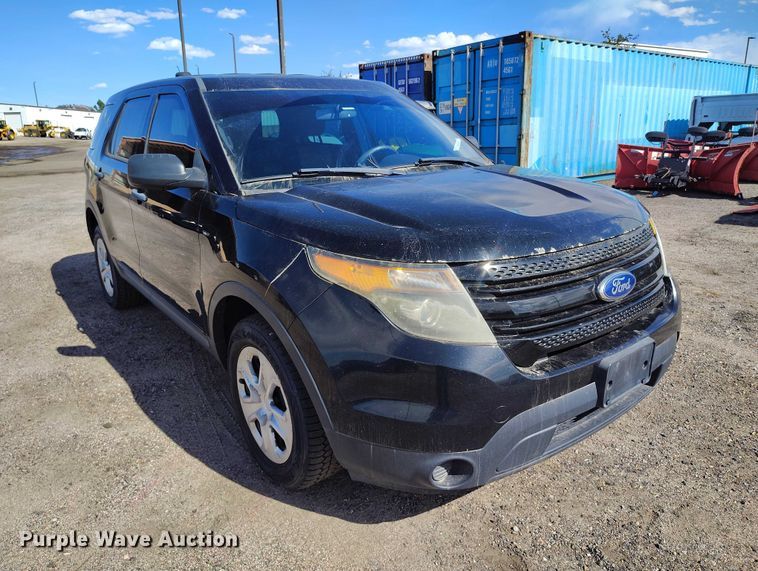 image for item ED0033 2013 Ford Explorer Police Interceptor SUV