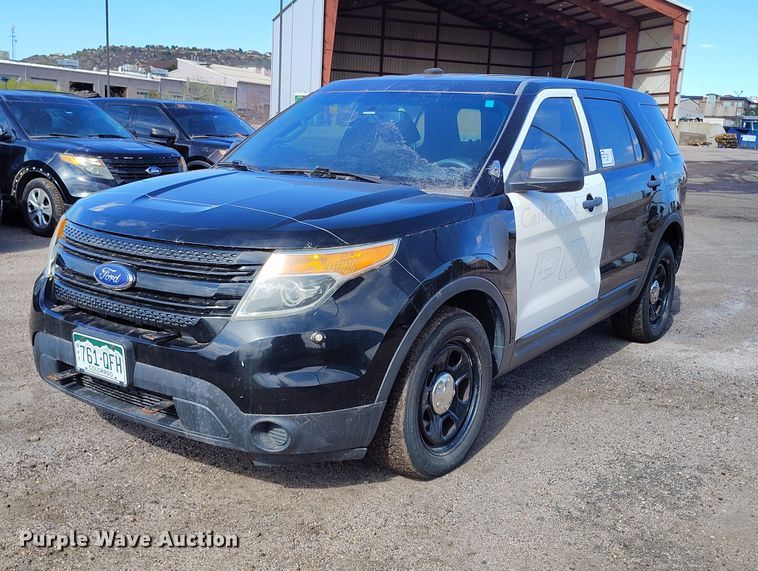 image for item ED0039 2015 Ford Explorer Police Interceptor SUV