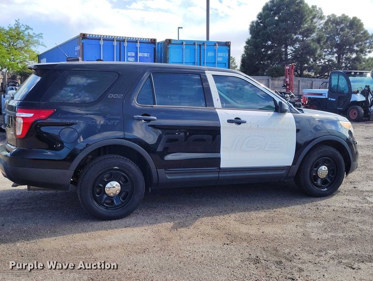 image for item ED0039 2015 Ford Explorer Police Interceptor SUV