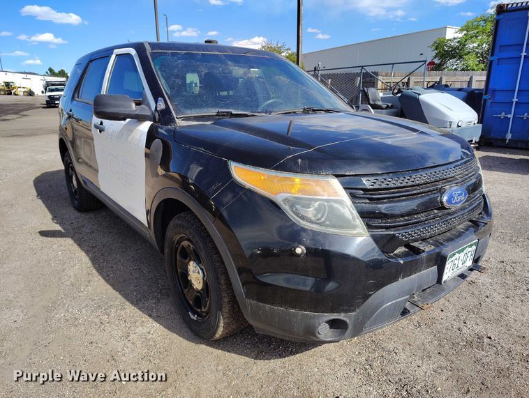 image for item ED0039 2015 Ford Explorer Police Interceptor SUV