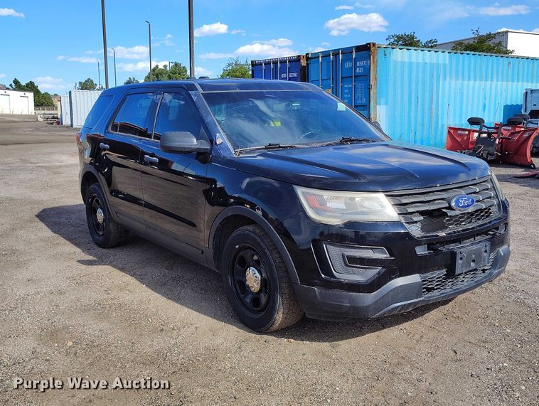 image for item ED0040 2017 Ford Explorer Police Interceptor SUV