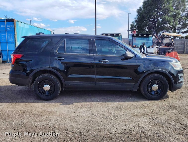 image for item ED0040 2017 Ford Explorer Police Interceptor SUV