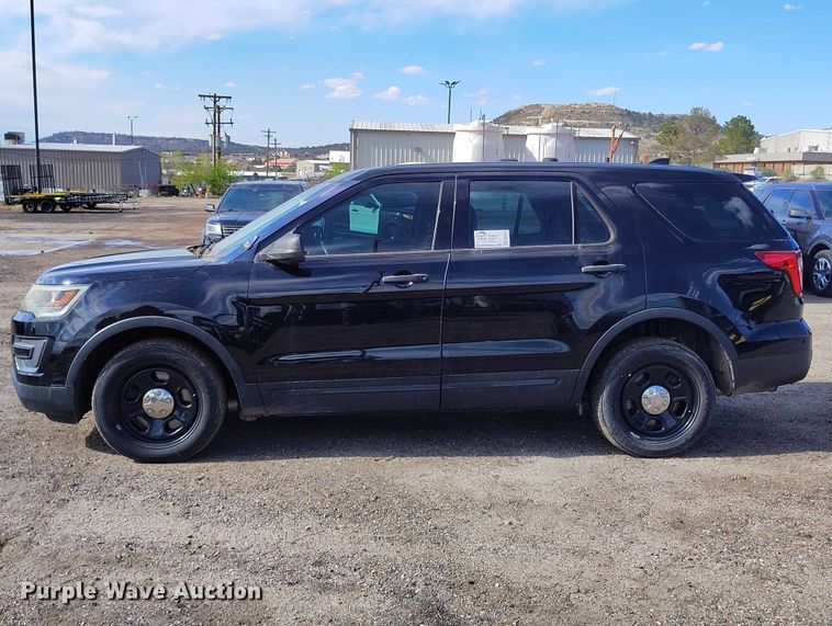 image for item ED0040 2017 Ford Explorer Police Interceptor SUV