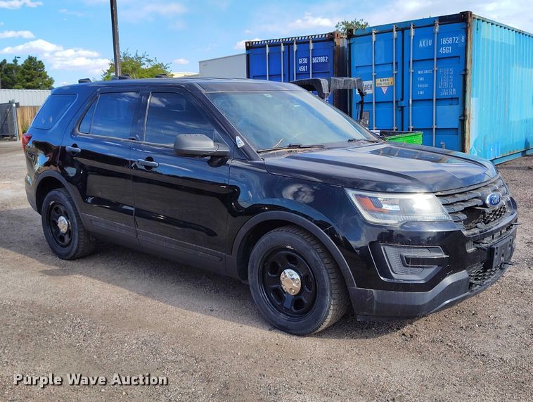 image for item ED0041 2018 Ford Explorer Police Interceptor SUV