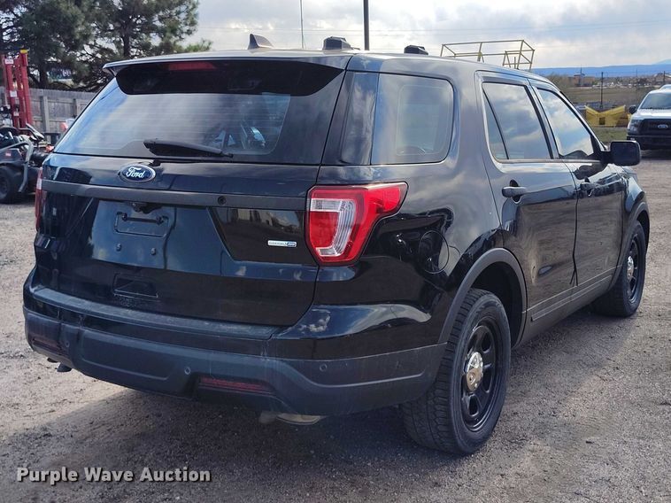 image for item ED0041 2018 Ford Explorer Police Interceptor SUV