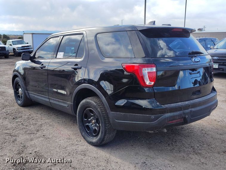 image for item ED0041 2018 Ford Explorer Police Interceptor SUV