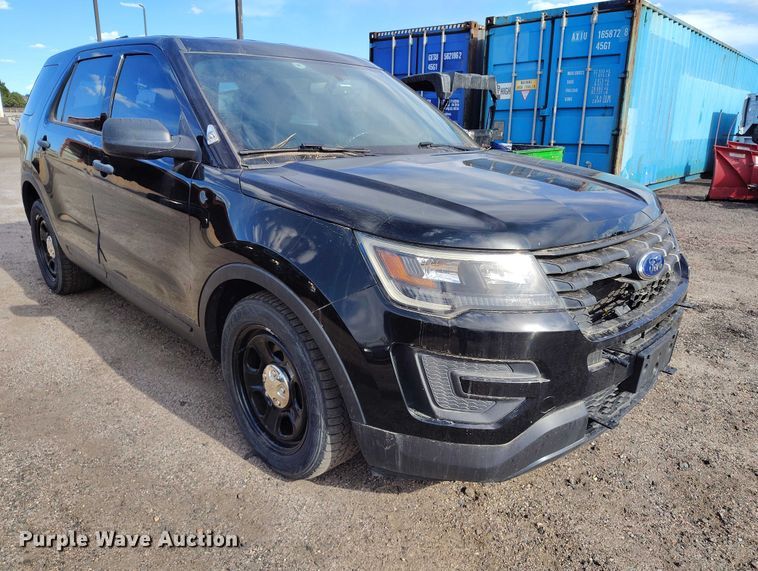image for item ED0041 2018 Ford Explorer Police Interceptor SUV