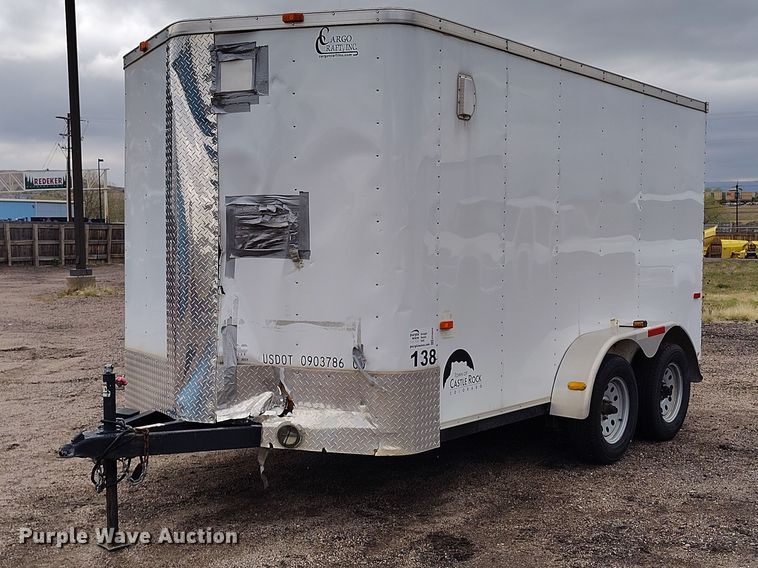 image for item ED0042 2016 Cargo Craft EV-7142 enclosed cargo trailer
