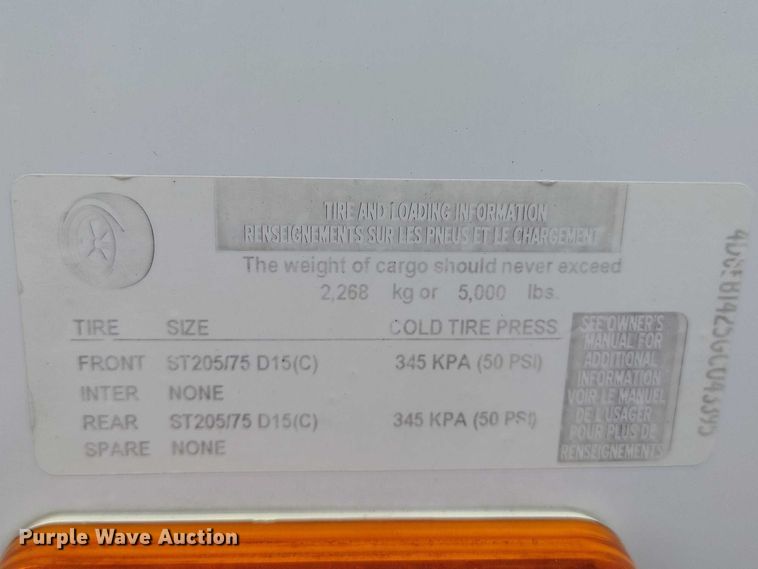 image for item ED0042 2016 Cargo Craft EV-7142 enclosed cargo trailer