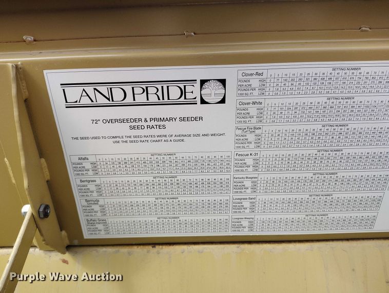 image for item ED0076 Land Pride PS1572 seeder