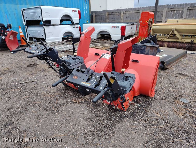 image for item ED0079 (2) Ariens 926LE snow blowers