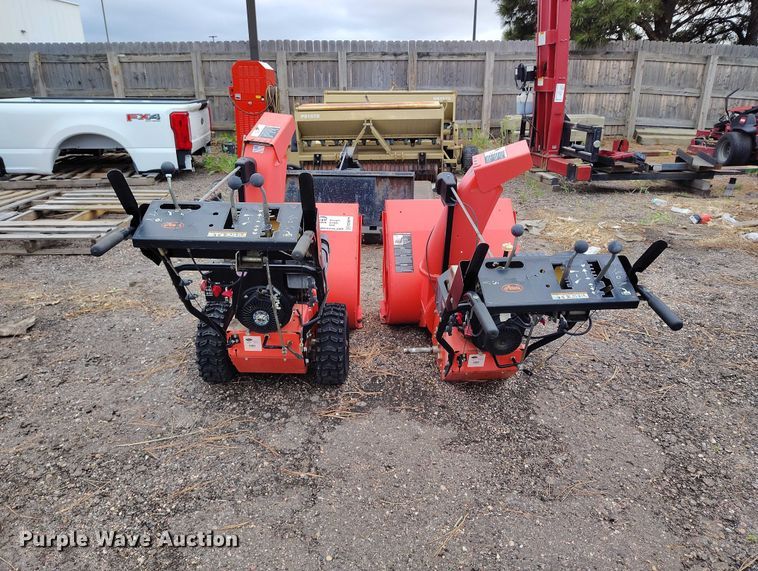 image for item ED0079 (2) Ariens 926LE snow blowers