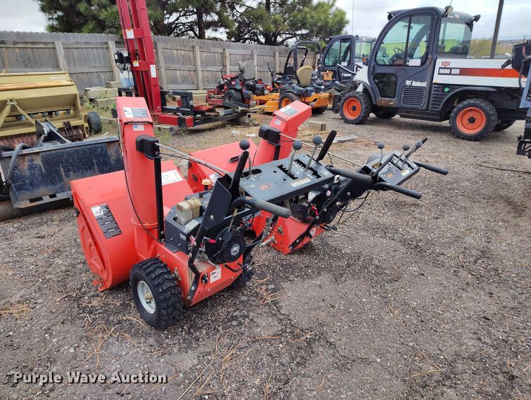 image for item ED0079 (2) Ariens 926LE snow blowers