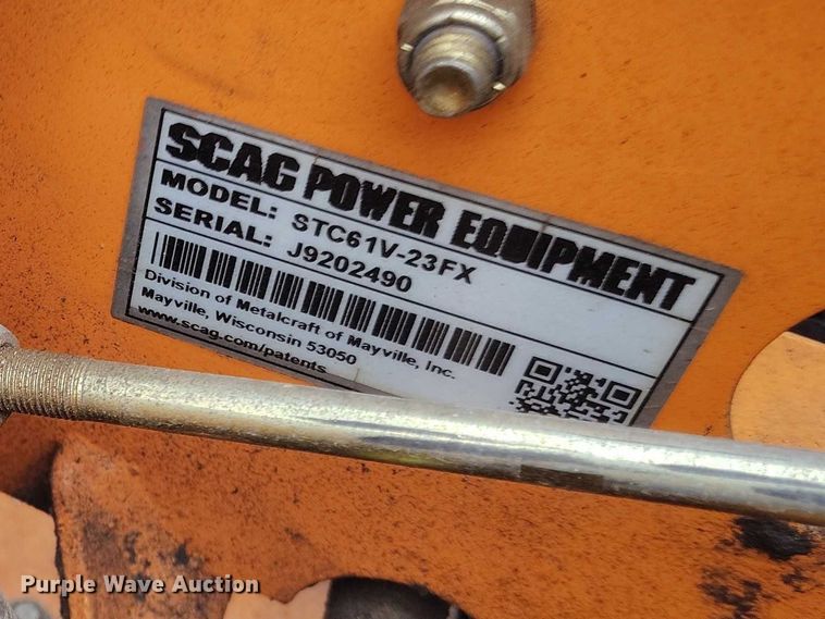 image for item ED0082 Scag Tiger Cat ZTR lawn mower