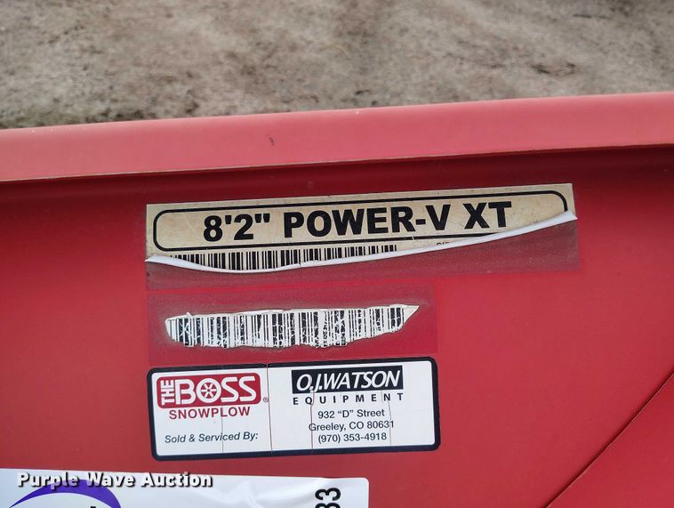 image for item ED0083 Boss Power-V XT snow plow