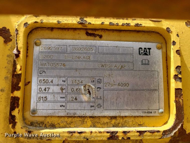 image for item EE0993 Caterpillar excavator bucket