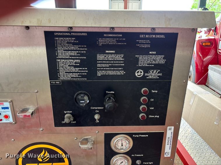 image for item EO4236 CET brush fire skid unit