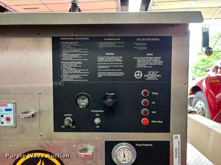 image for item EO4236 CET brush fire skid unit