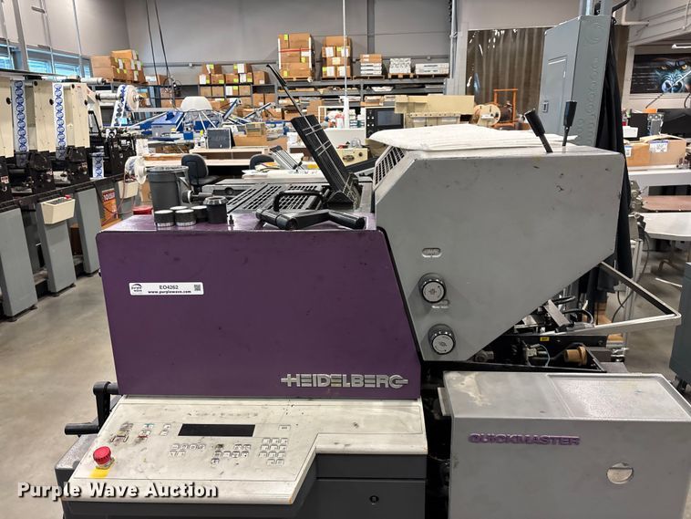 image for item EO4262 Heidelberg Quickmaster offset printing press