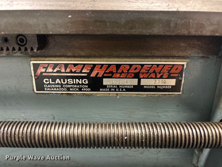 image for item EO4279 Clausing 1301 lathe
