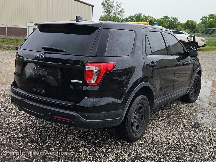 image for item EO7323 2018 Ford Explorer Police Interceptor  SUV