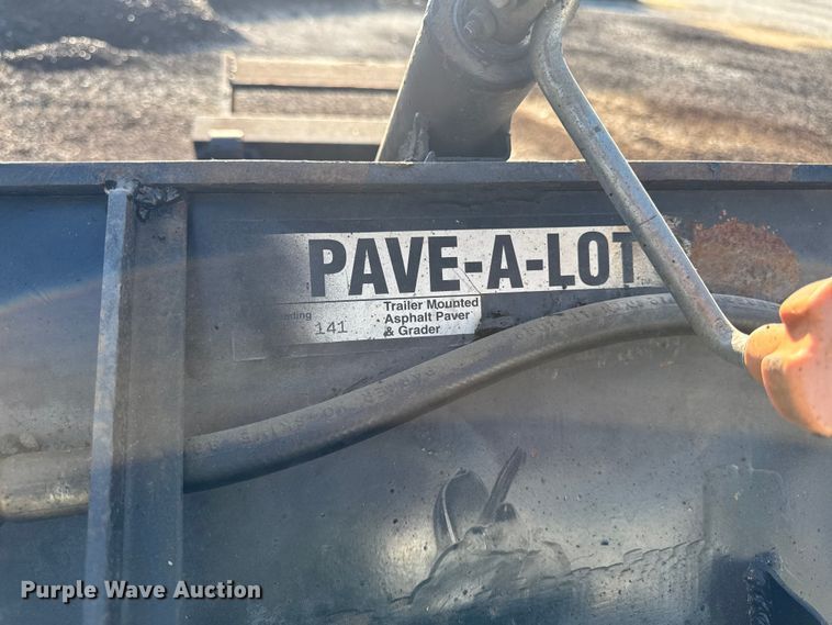 image for item ER0467 Pave-A-Lot trailer mounted asphalt paver and grader