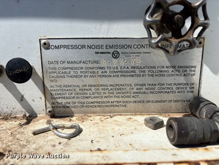 image for item ET6144 1979 QS-175-GQ air compressor