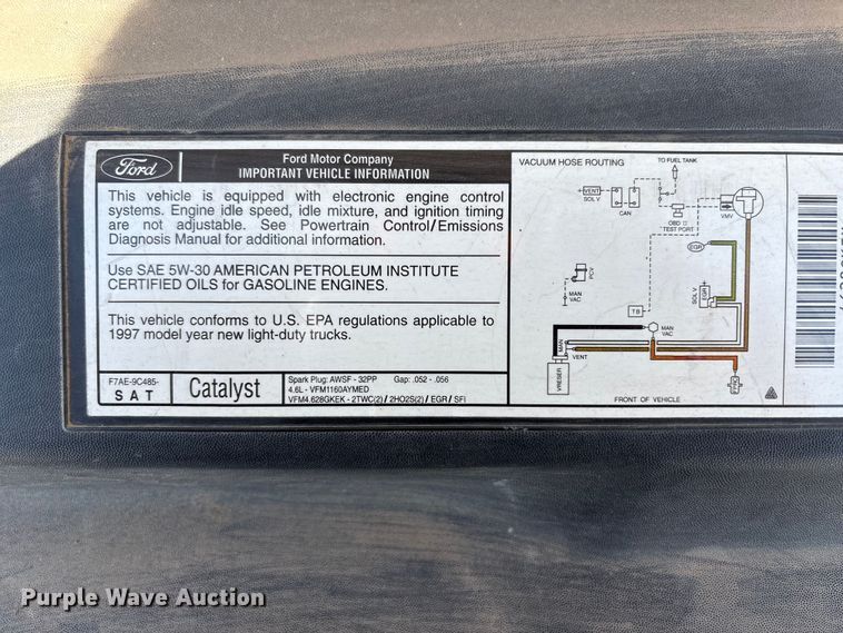 image for item ET6148 1997 Ford F150 pickup truck